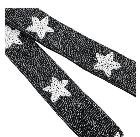 Black and White Star Strap (Strap Only)