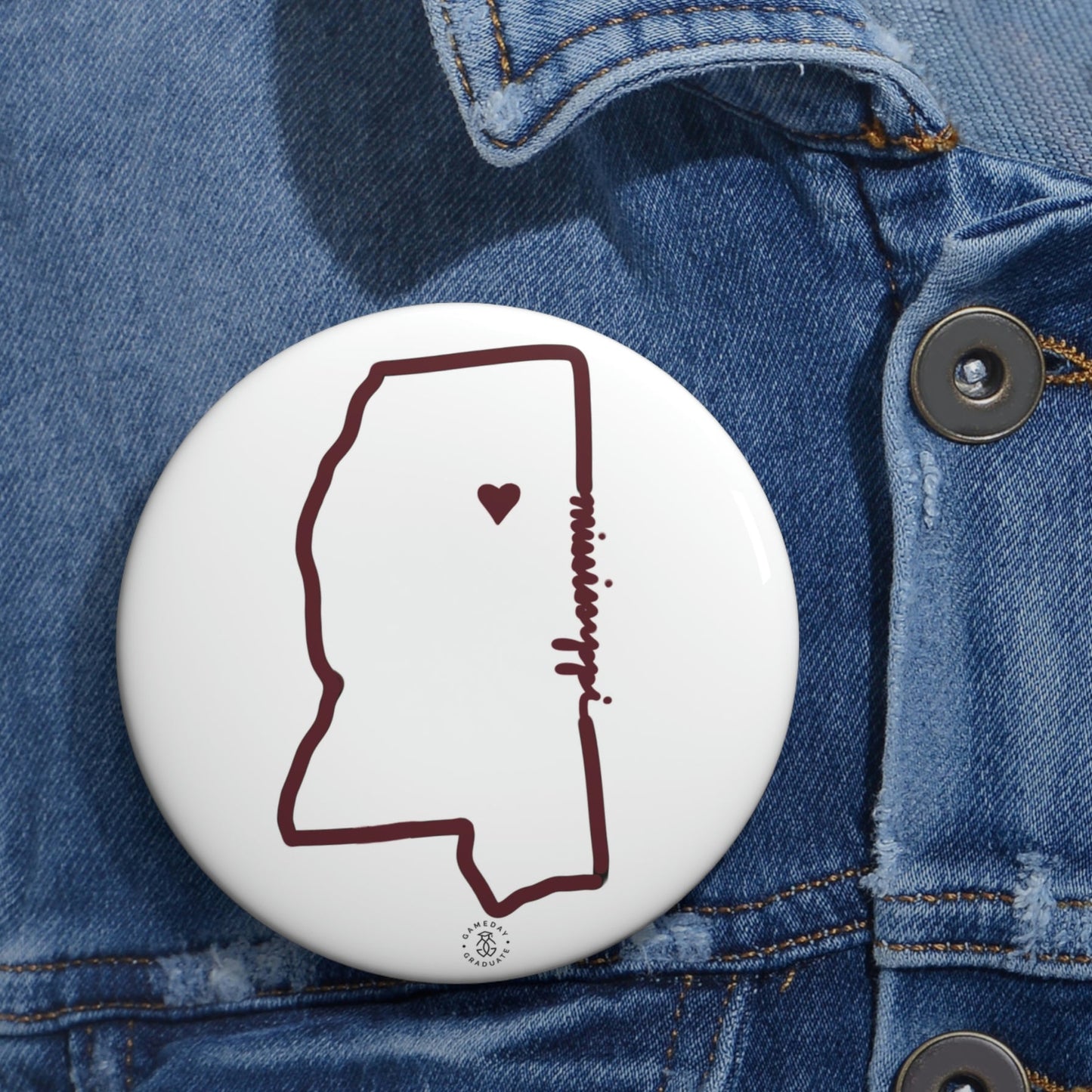 Mississippi State Button