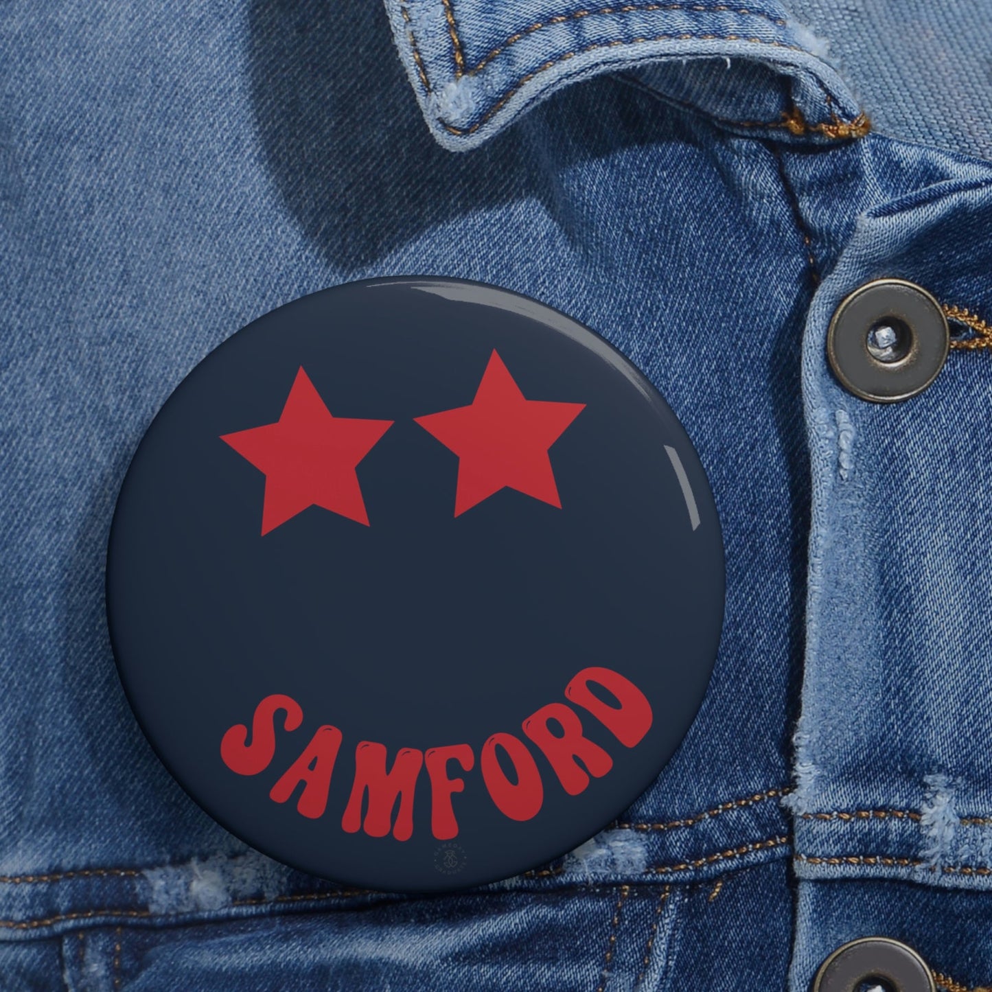 Samford Stars Button