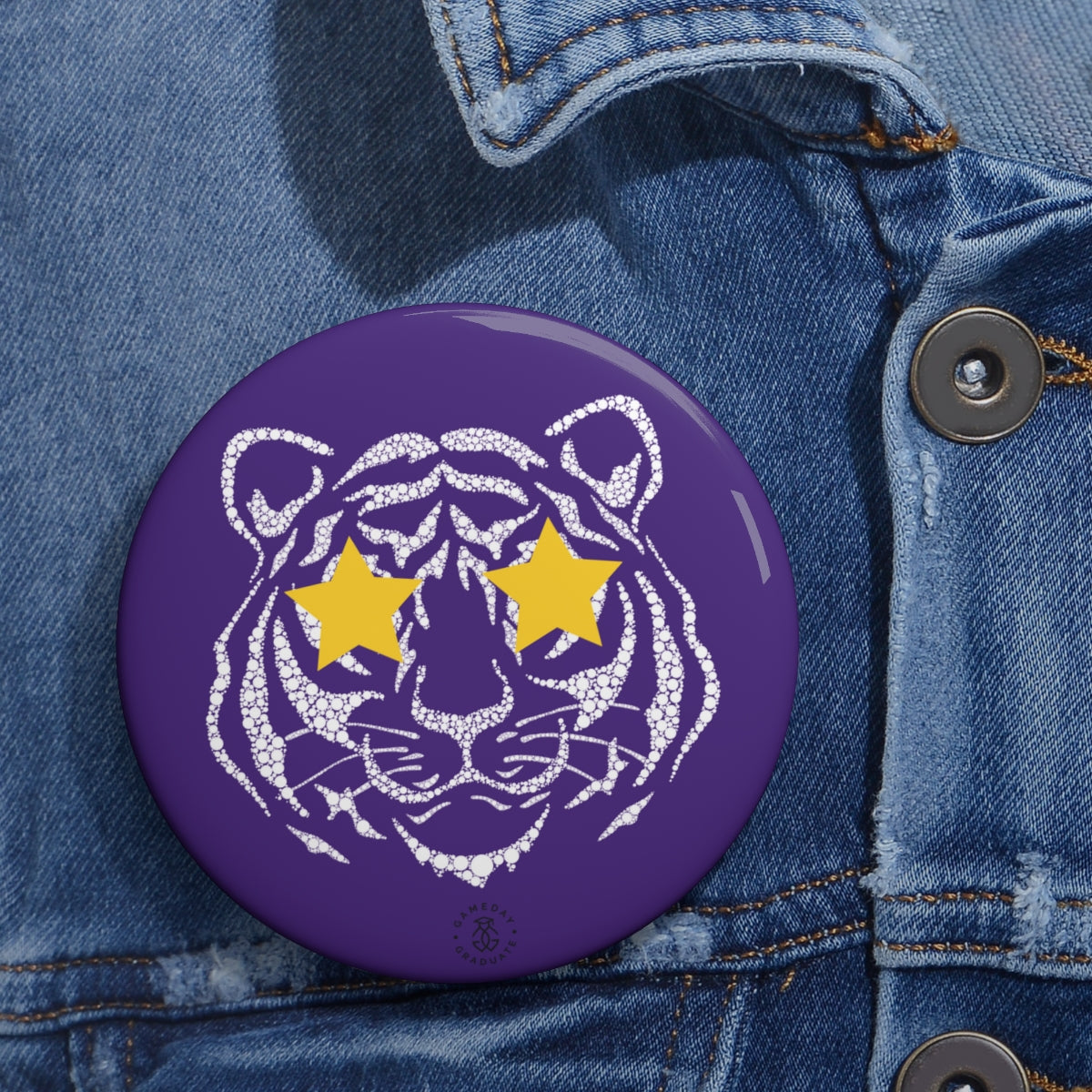 Lsu Number Buttons LSU Button β Gameday Graduate