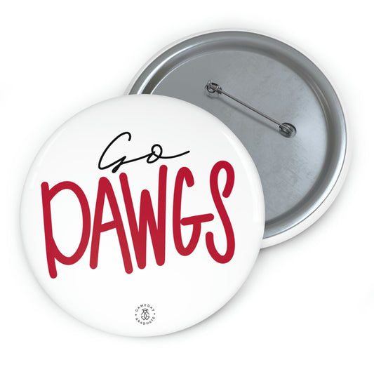 Go Dawgs Button