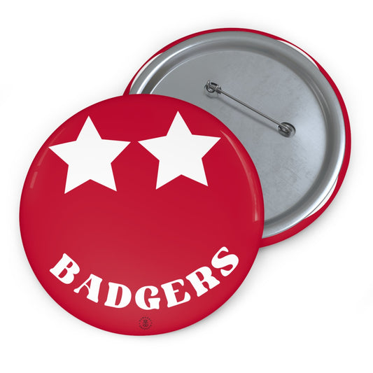 Badgers Stars Button