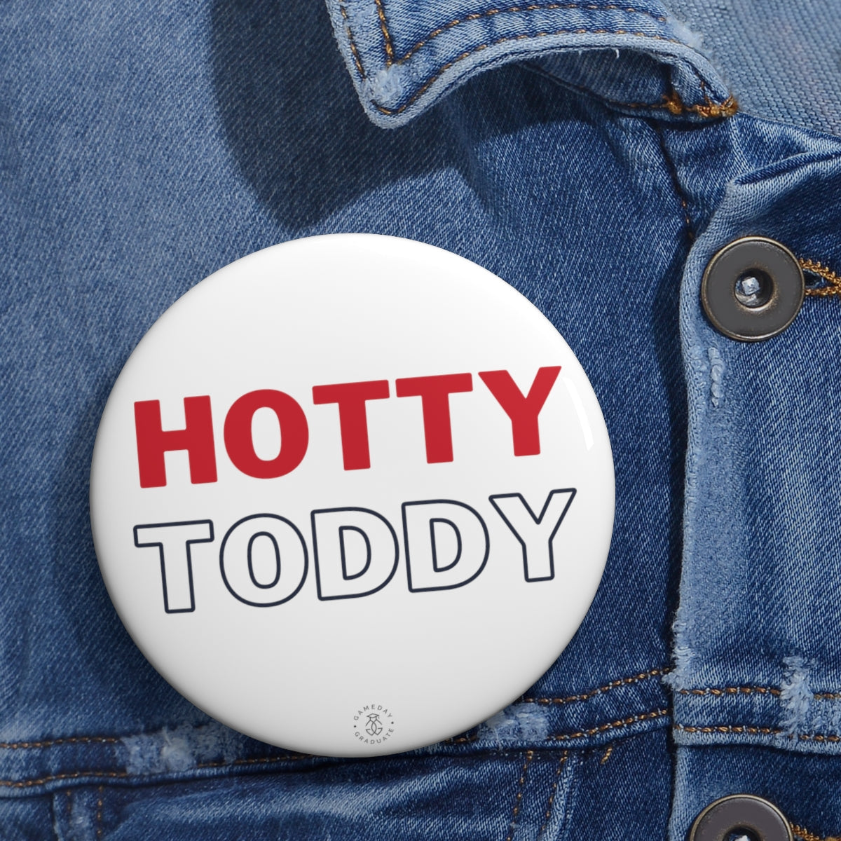 Ole Miss Hotty Toddy Button