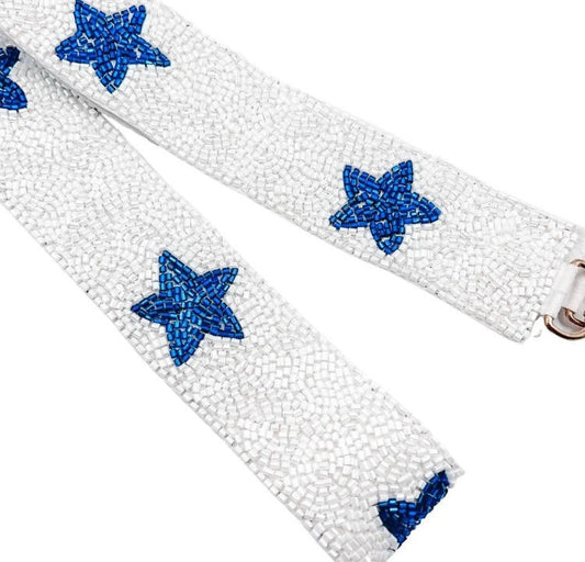 White and Blue Star Strap (Strap Only)