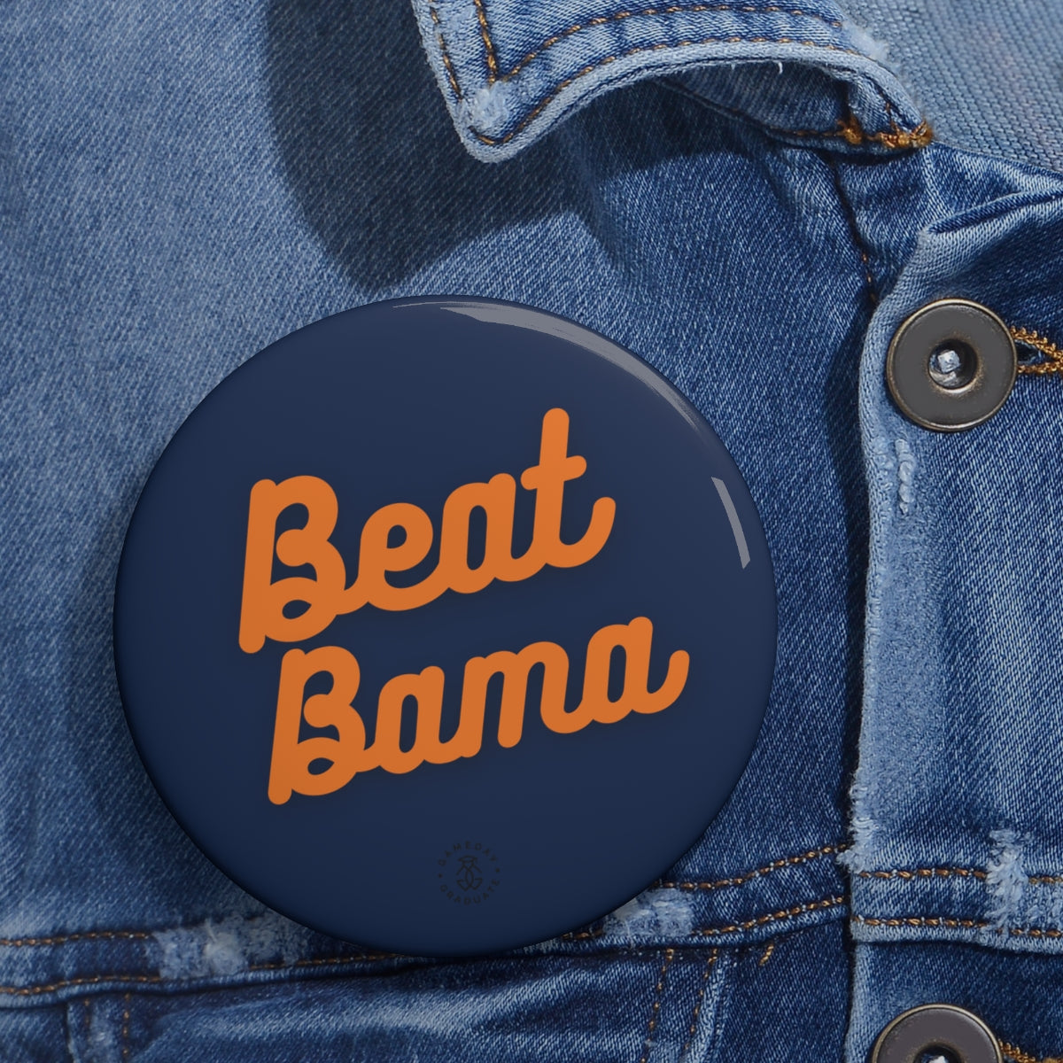 Auburn Beat Bama Button