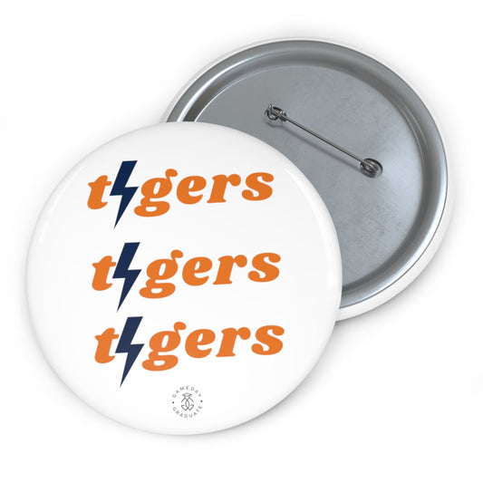 Auburn Tigers Bolt Button
