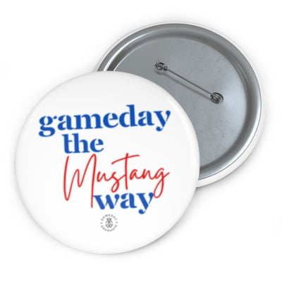 Gameday Mustang Button