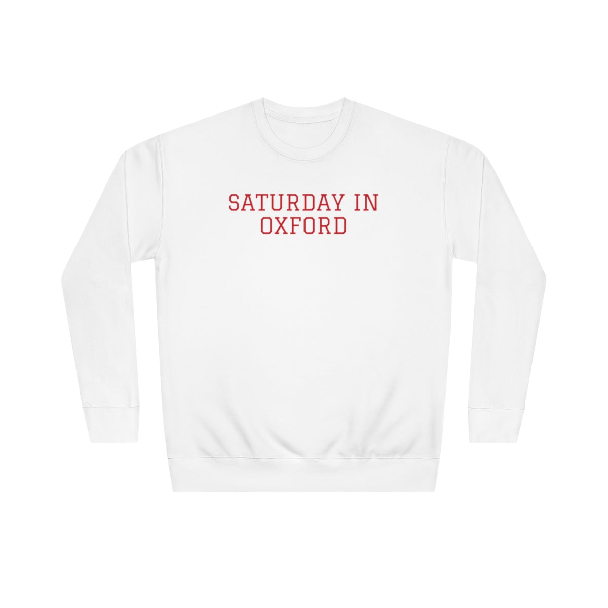 Saturday in Oxford - Crew - White - L