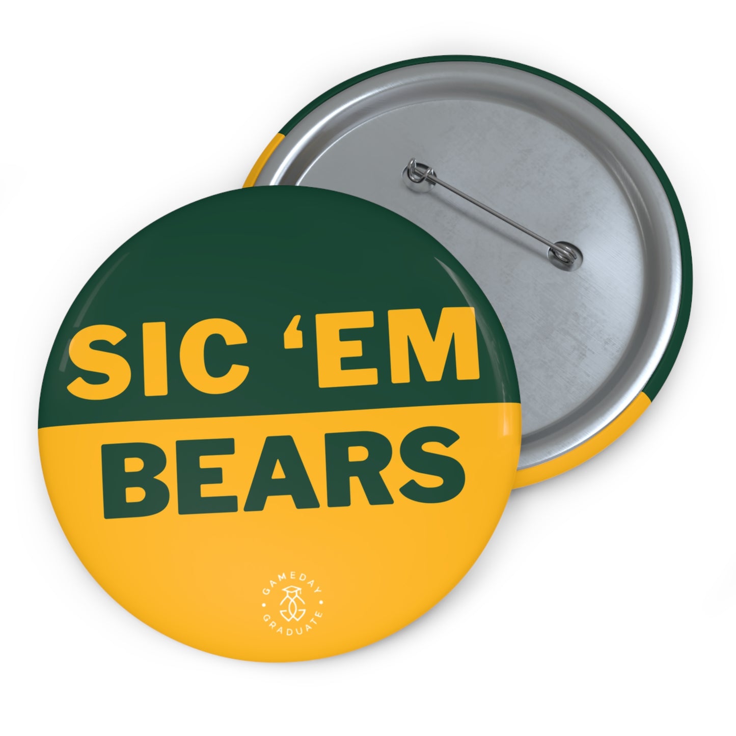 Baylor Sic 'em Bears Buttons