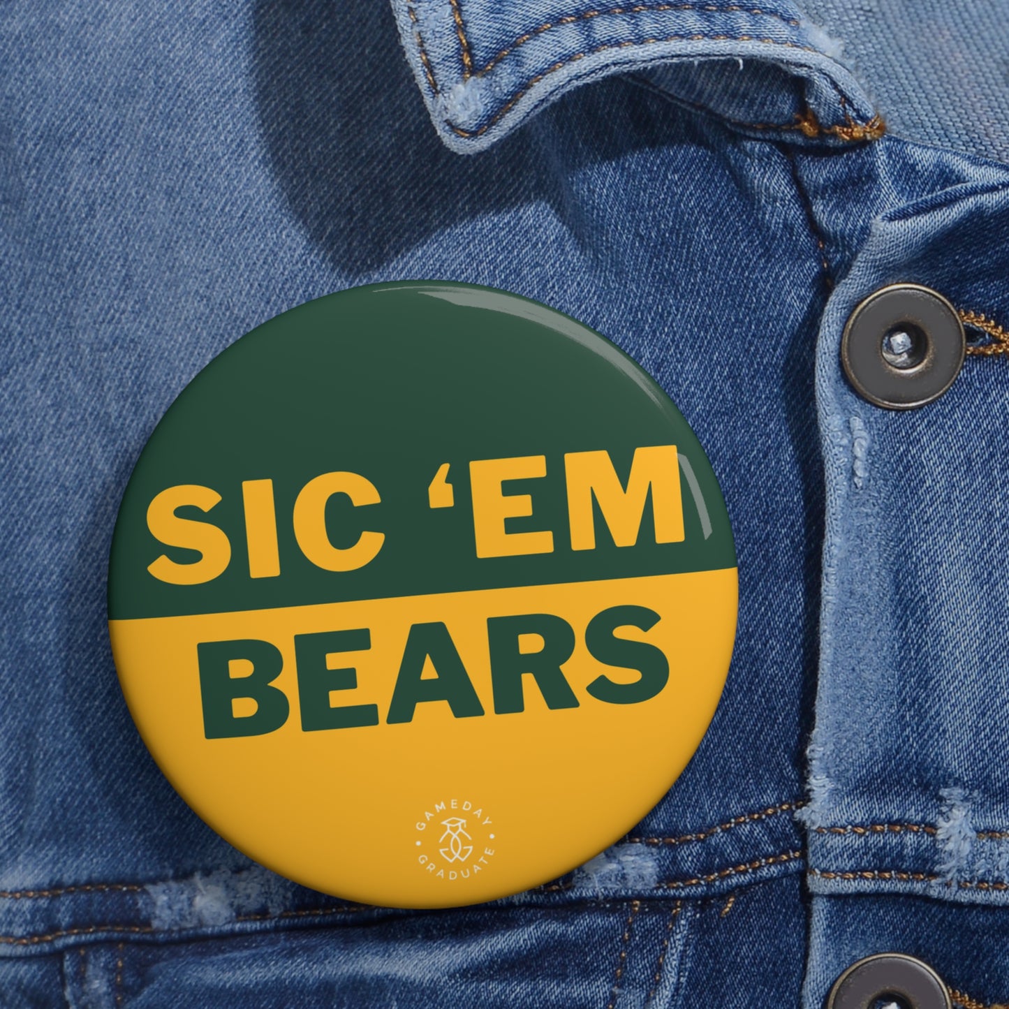 Baylor Sic 'em Bears Buttons