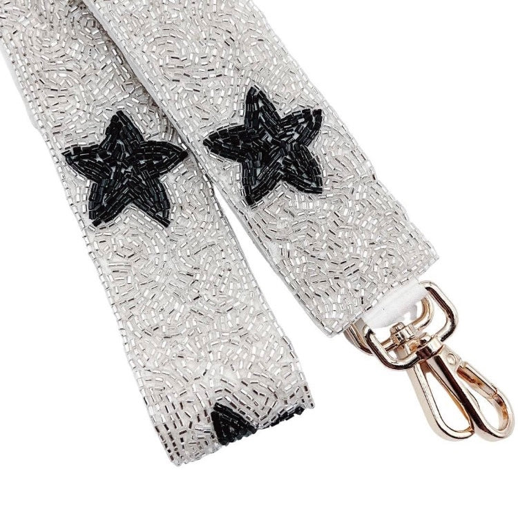 Silver and Black Star Strap (Strap Only)