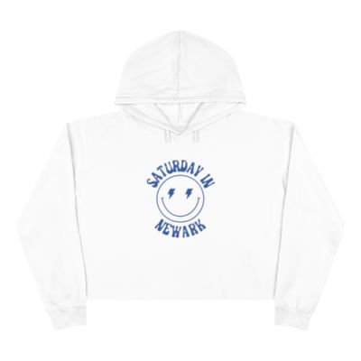 Smiley Delaware Crop Hoodie