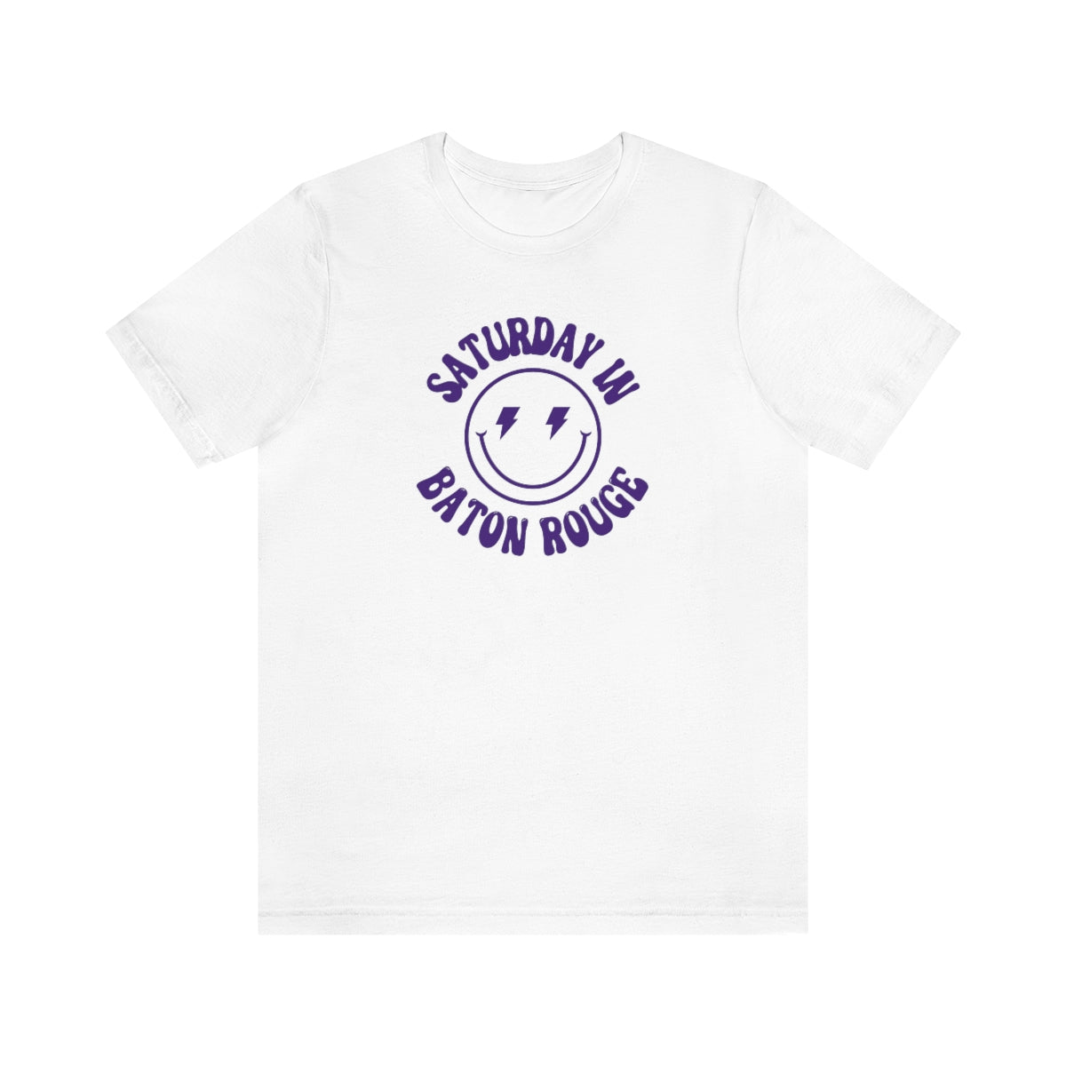 Smiley Baton Short Sleeve Tee - GG