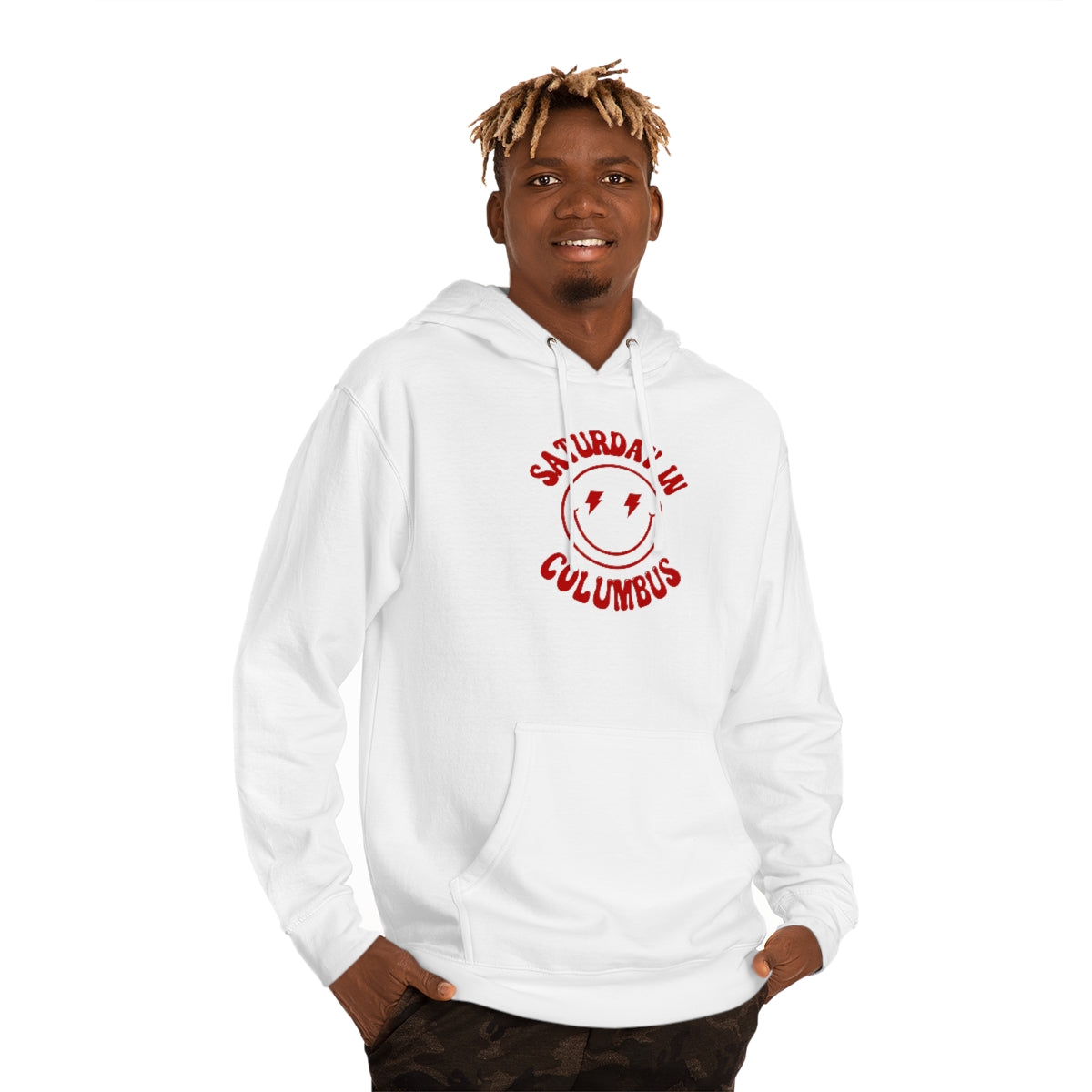 Smiley Columbus Hooded Sweatshirt - GG - ITC