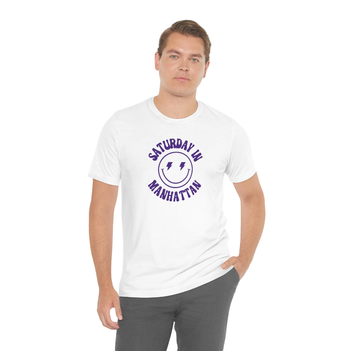 Smiley Kansas State Short Sleeve Tee