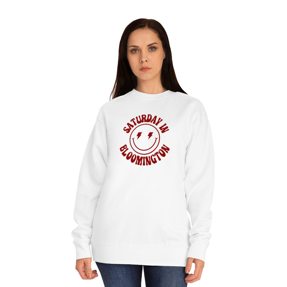 Smiley Bloomington Crew Sweatshirt - GG - CH