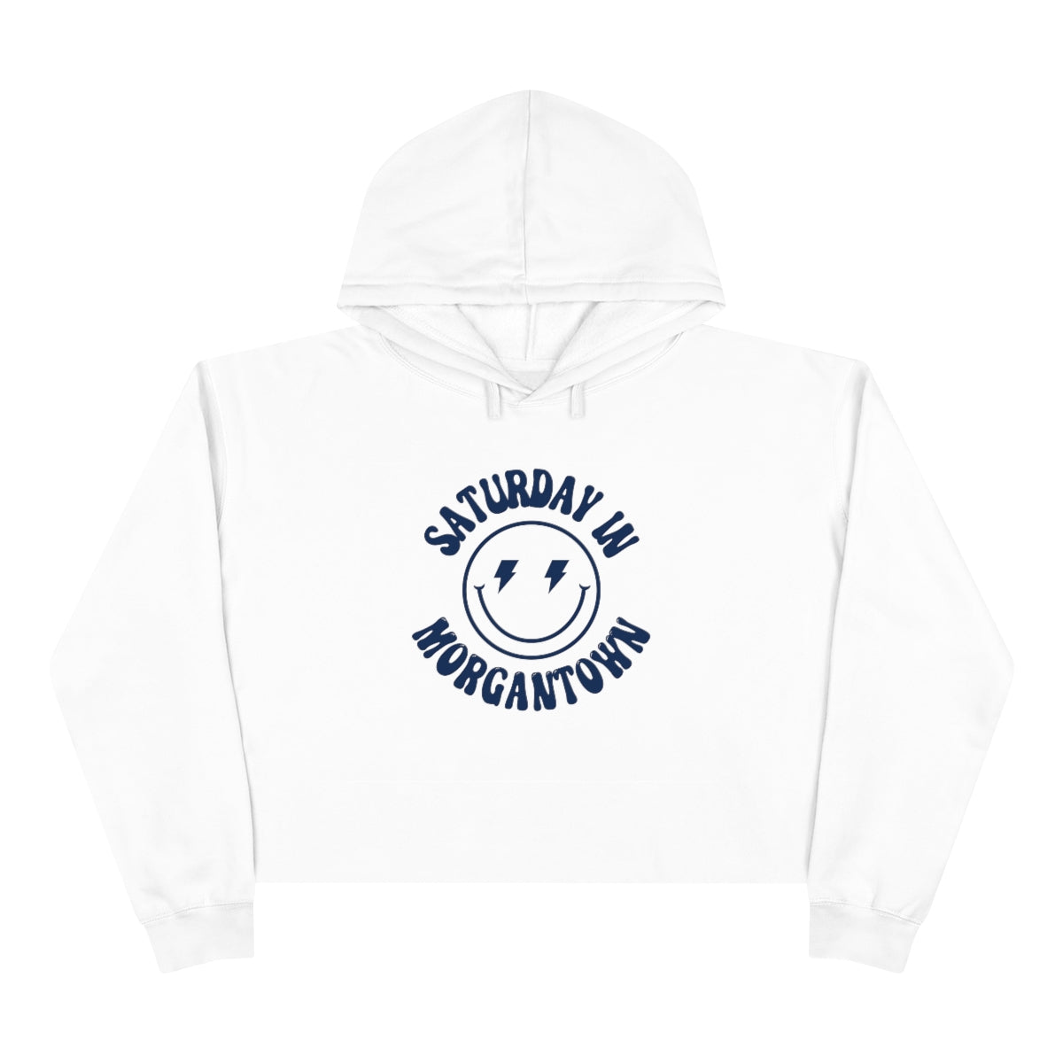 Smiley Morgantown Crop Hoodie - GG