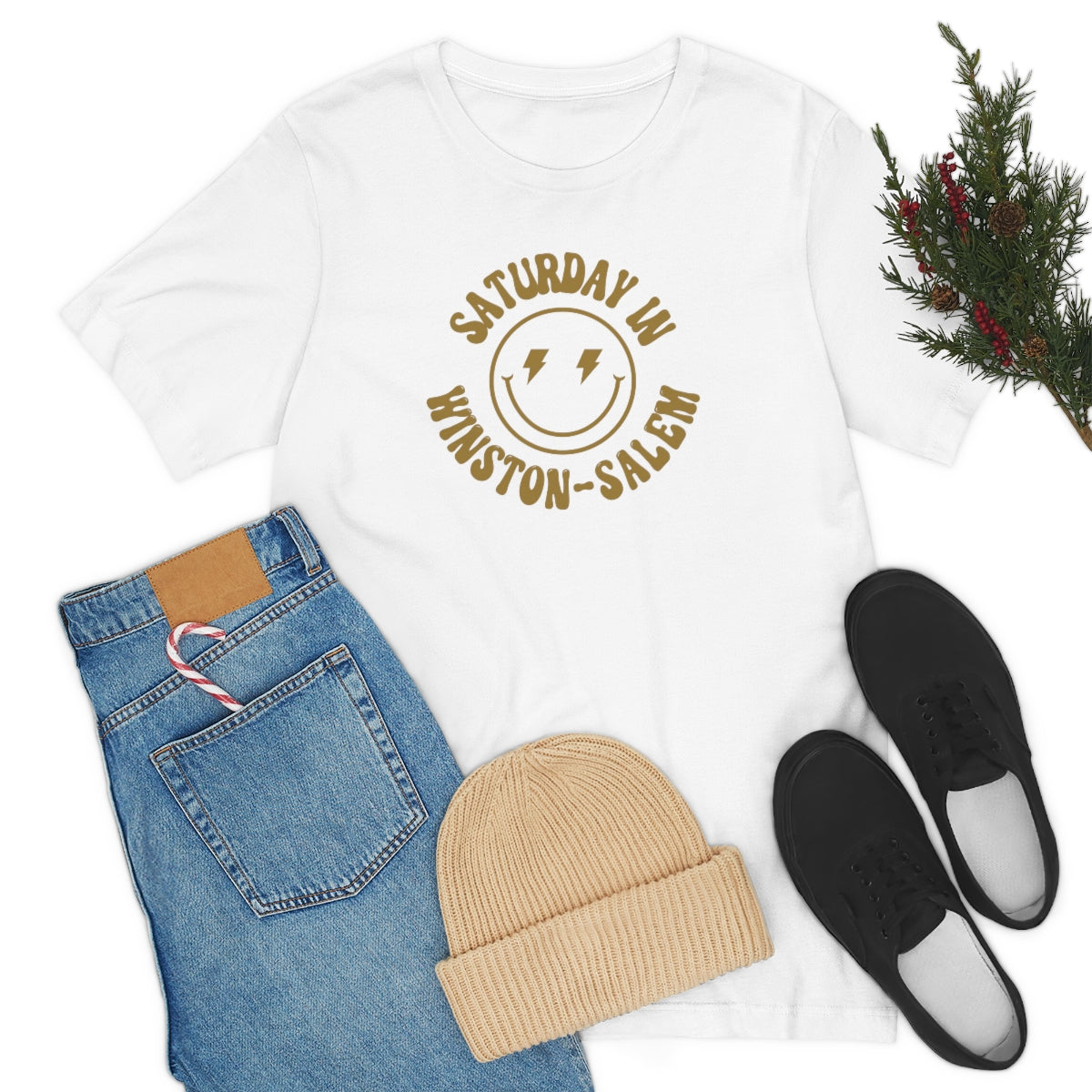 Smiley Wake Short Sleeve Tee - GG