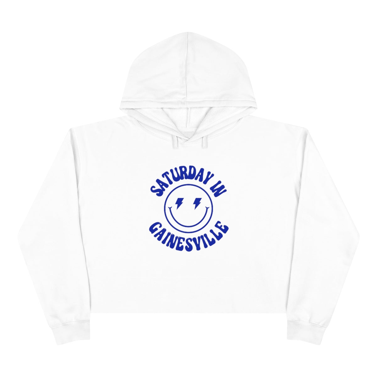 Smiley Gaines Crop Hoodie - GG