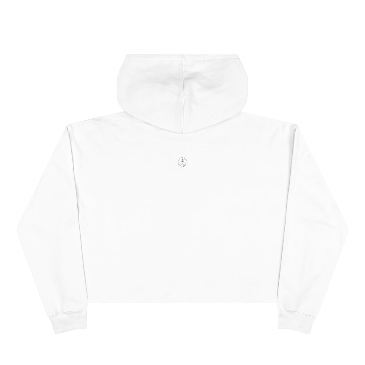 Smiley Tally Crop Hoodie - GG