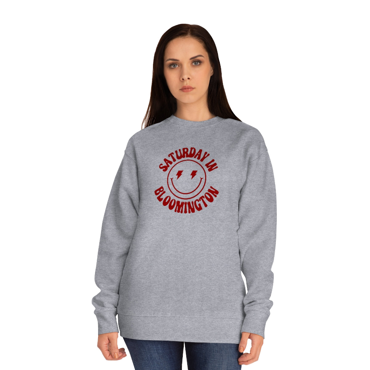 Smiley Bloomington Crew Sweatshirt - GG - CH