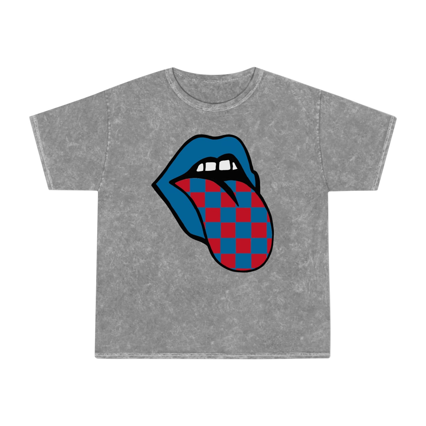 Red/Blue Retro Tongue Tee -  Large - 2XL - GG