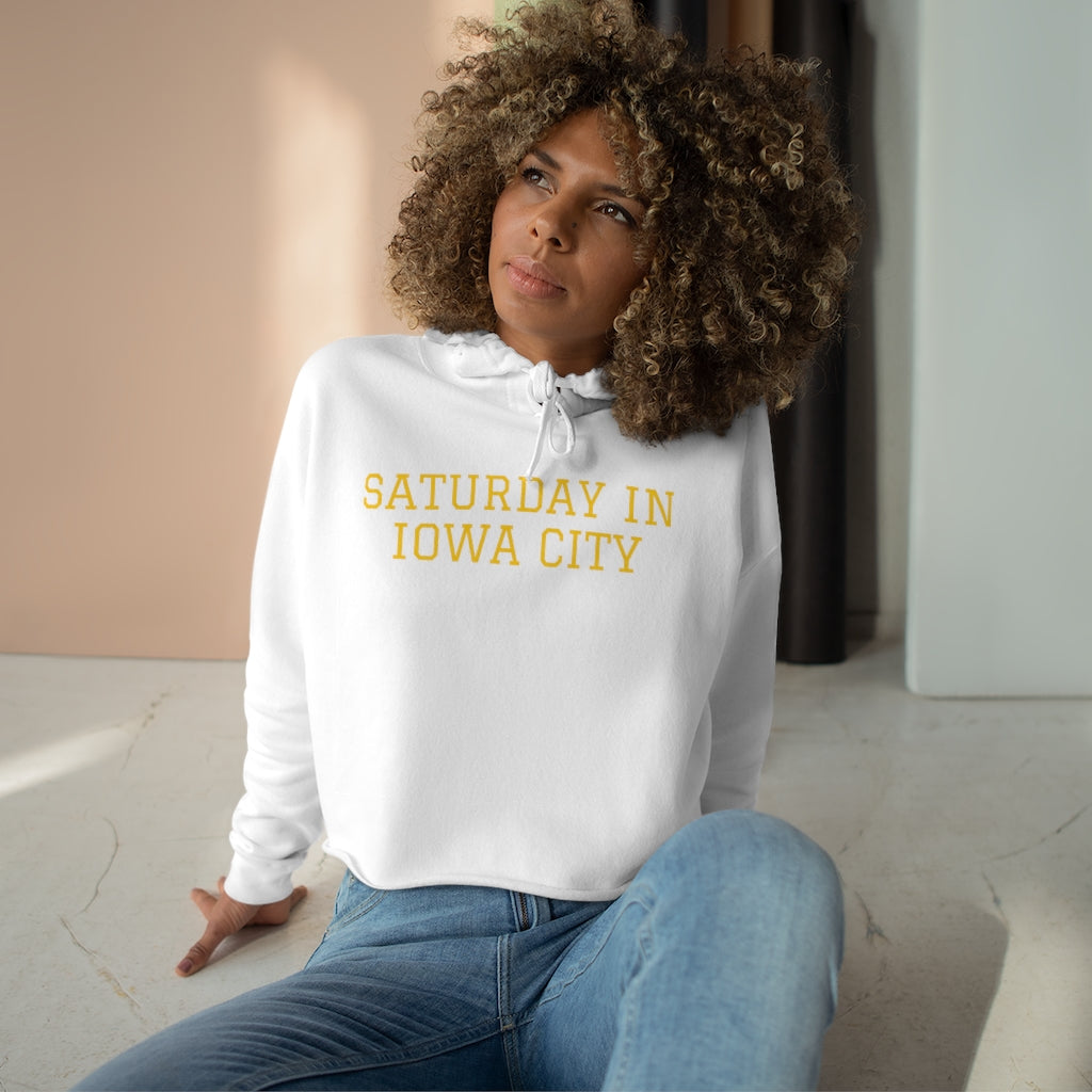 Iowa Crop Hoodie - GG