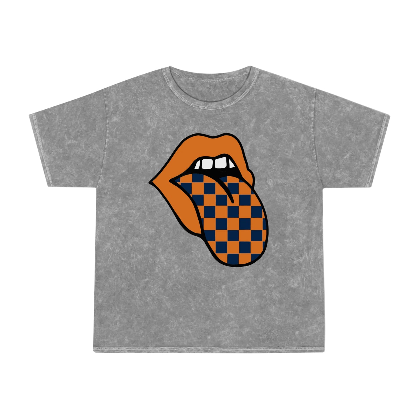 Orange/Navy Blue Retro Tongue Tee - Large - 2XL - GG