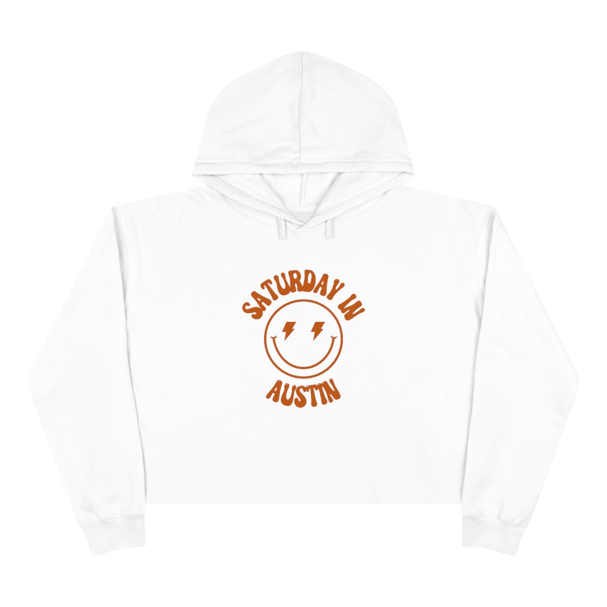 Smiley Austin Crop Hoodie - GG