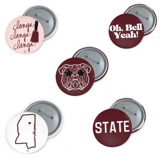 Mississippi State Gameday Button Set