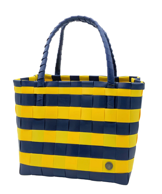Navy and Yellow Tailgate Tote