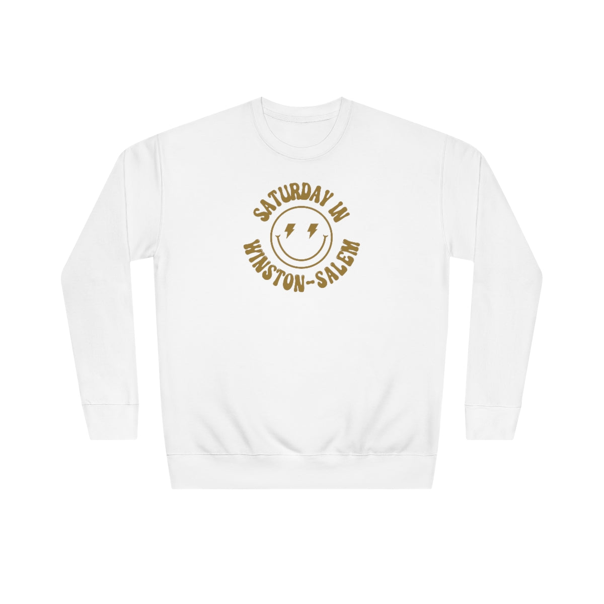 Smiley Wake Crew Sweatshirt - GG - CH