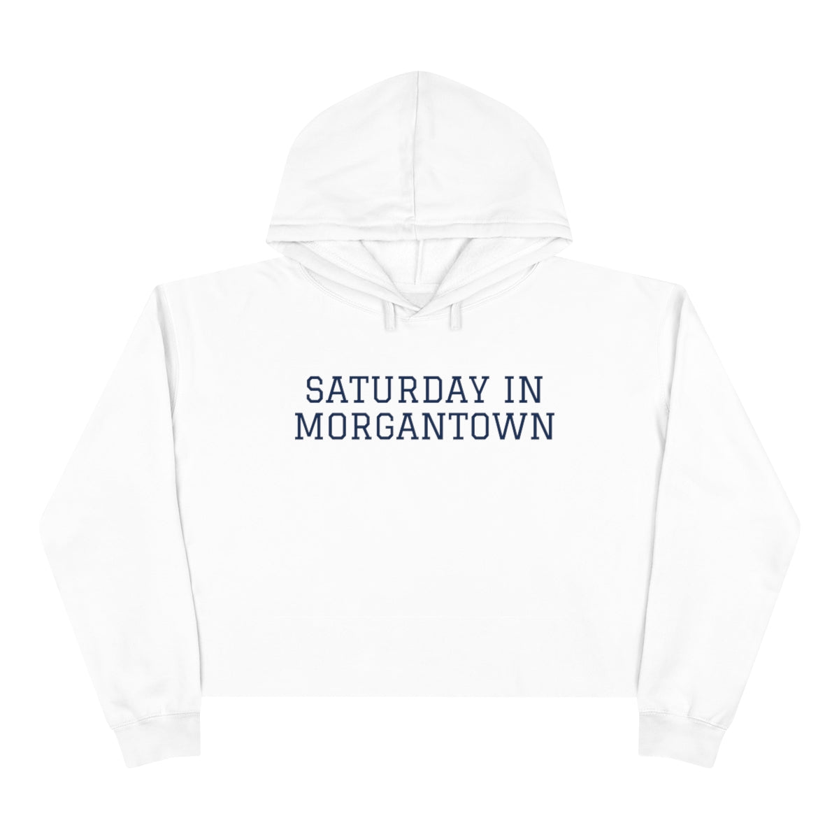 West Virginia Crop Hoodie - GG