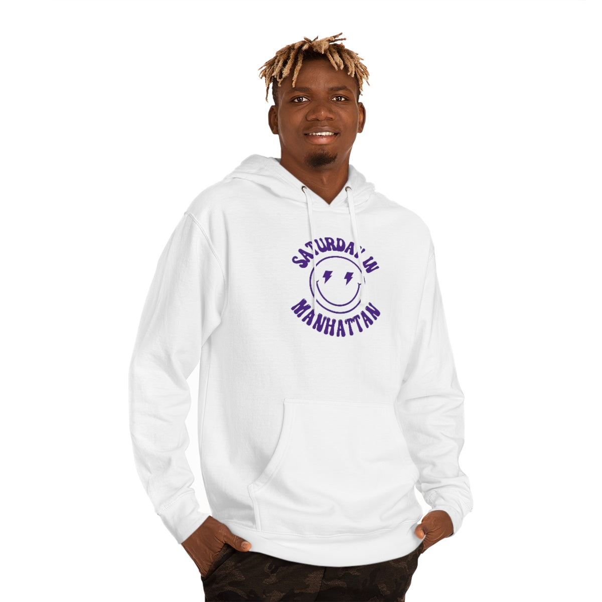Smiley Manhattan Hooded Sweatshirt - GG - ITC