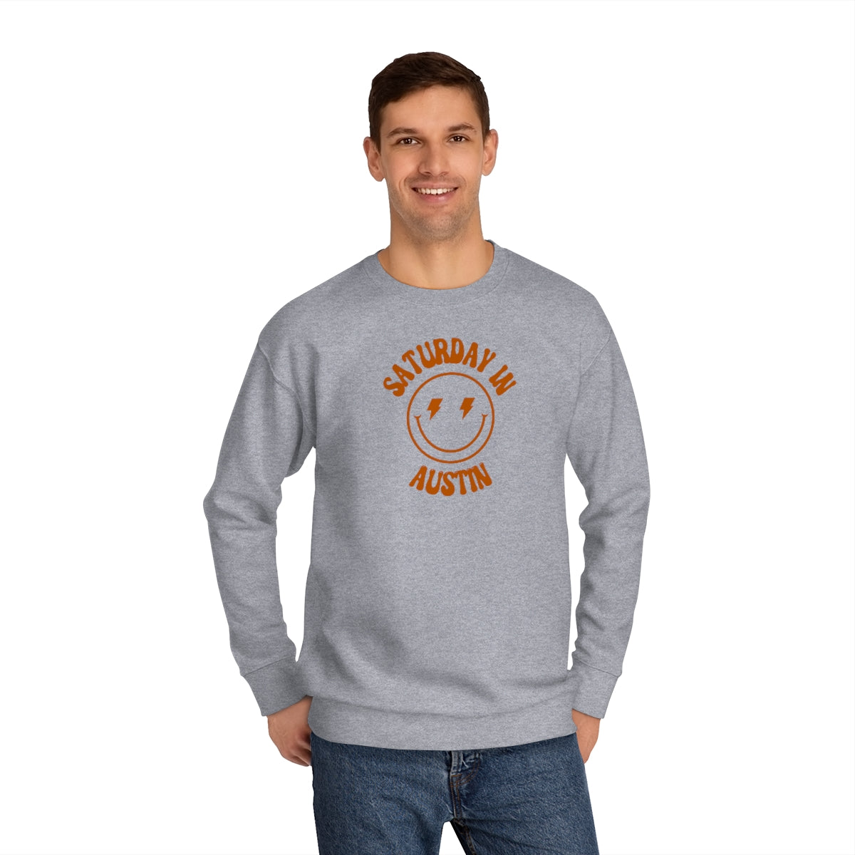 Smiley Austin Crew Sweatshirt - GG - CH