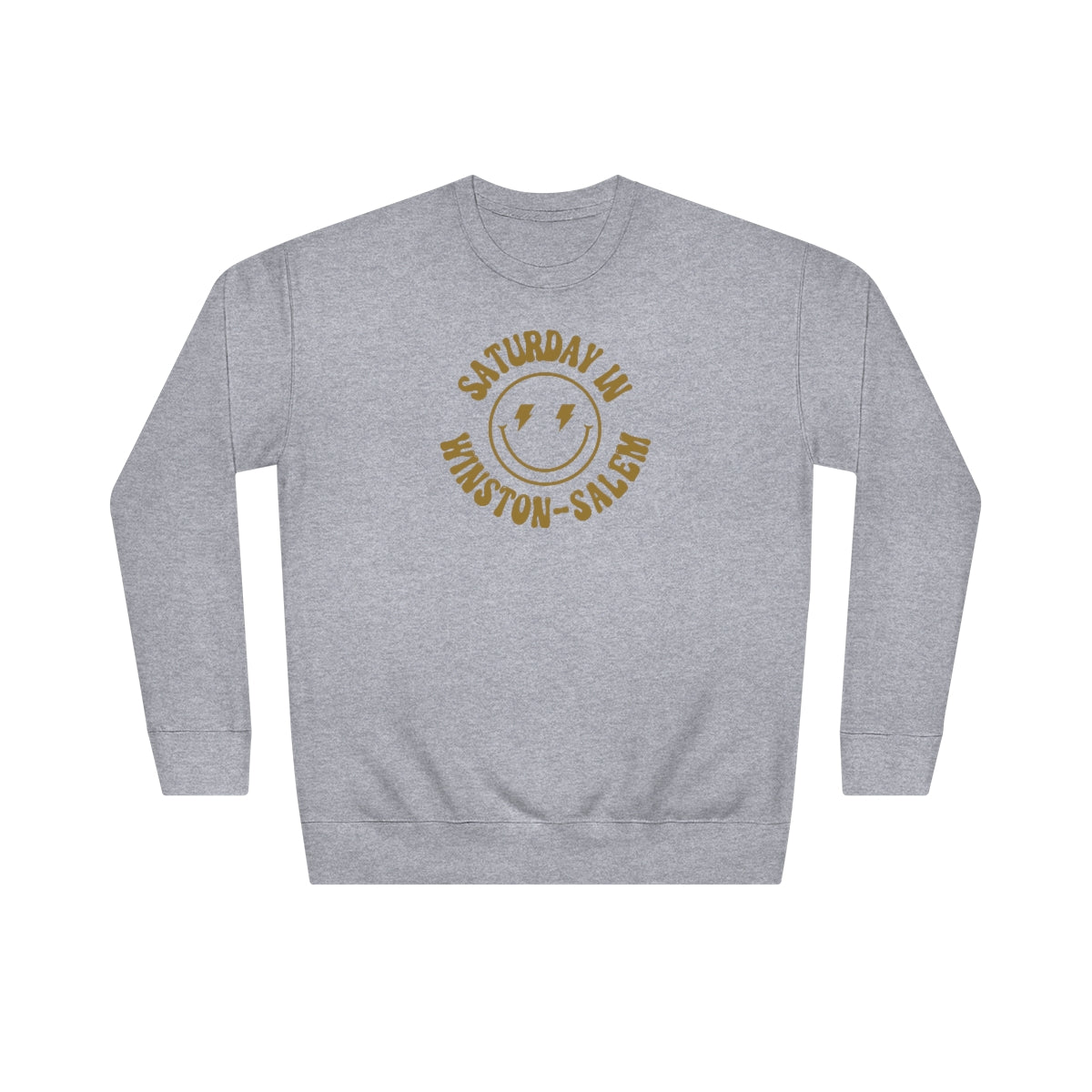 Smiley Wake Crew Sweatshirt - GG - CH