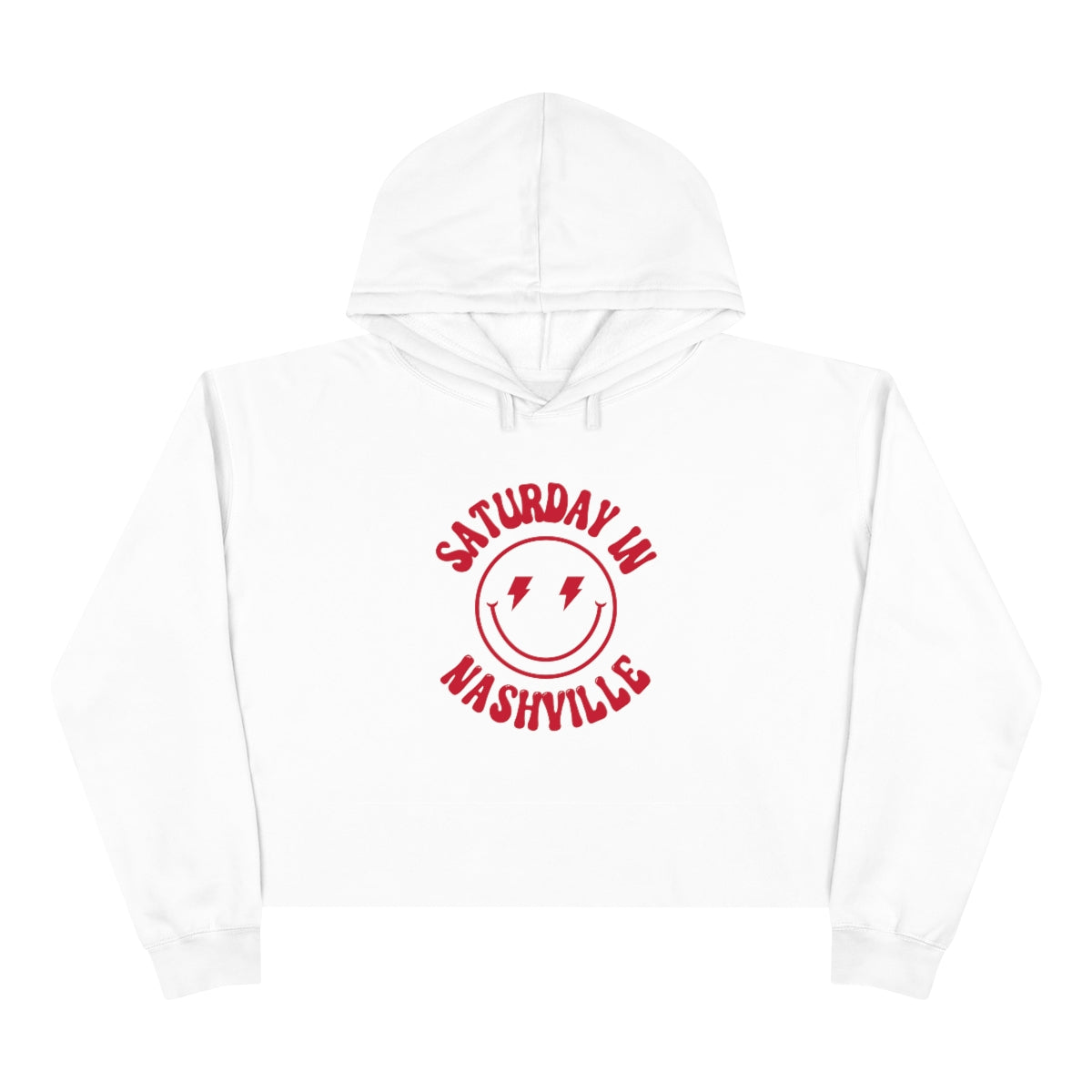 Smiley Belmont Crop Hoodie - GG