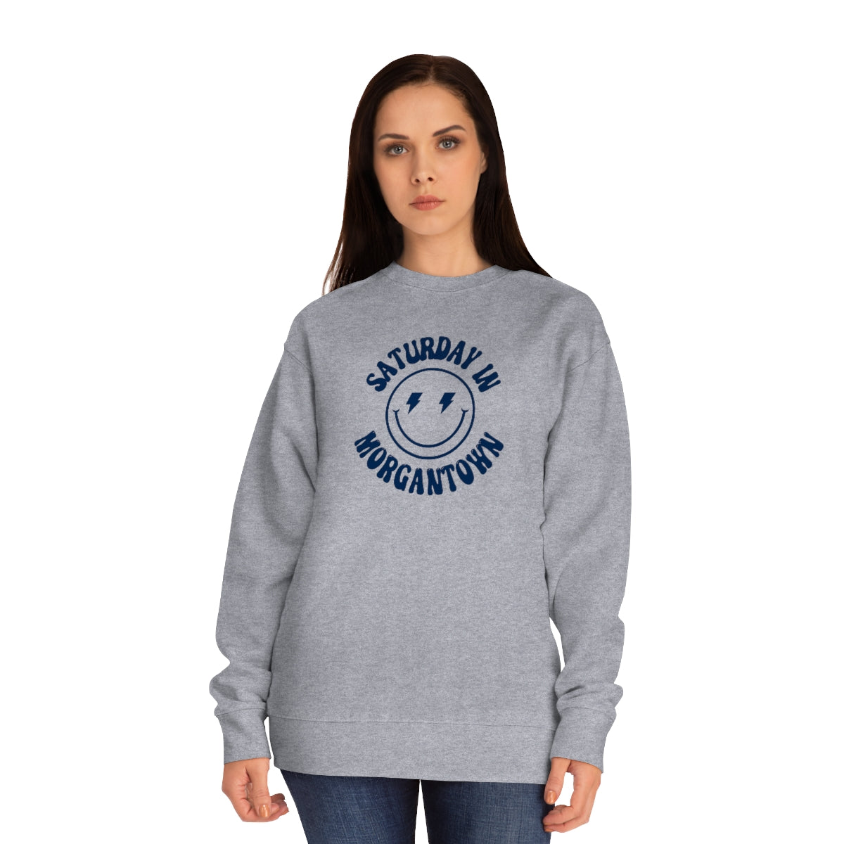 Smiley Morgantown Crew Sweatshirt - GG - CH