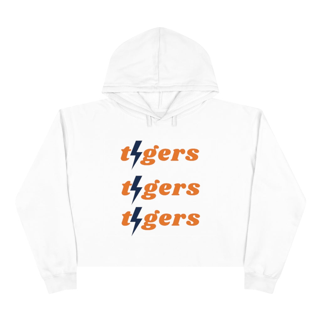 Auburn Tiger Bolt Crop Hoodie - GG