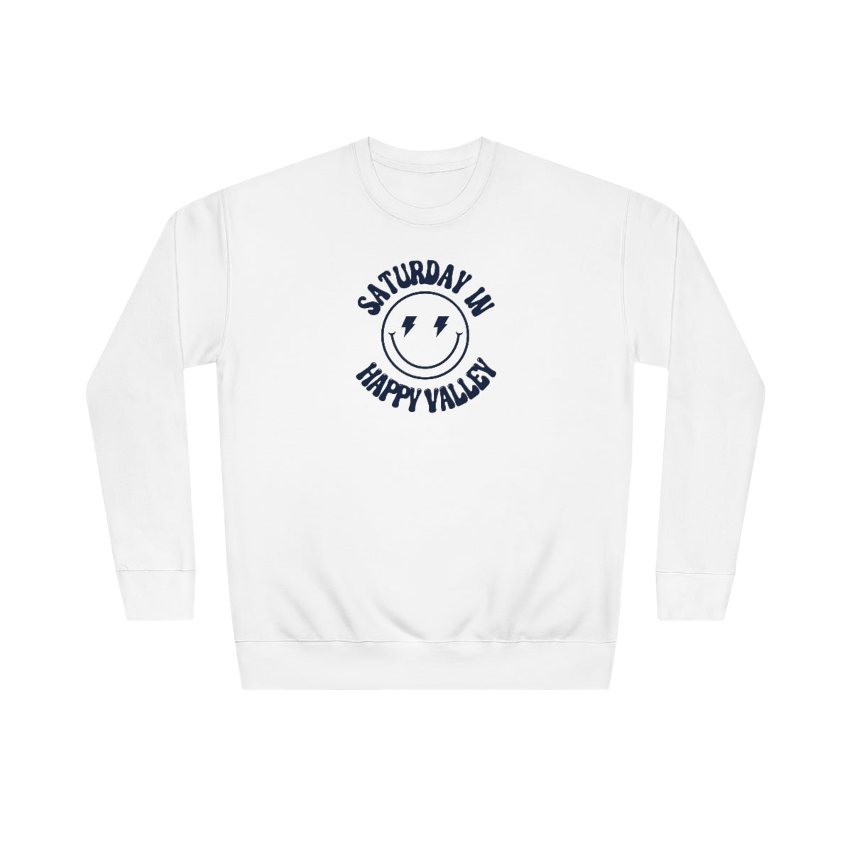 Smiley Happy Valley Crew Sweatshirt - GG - CH