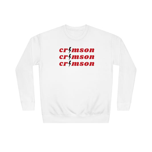 Crimson Bolt Crew Sweatshirt - GG - CH