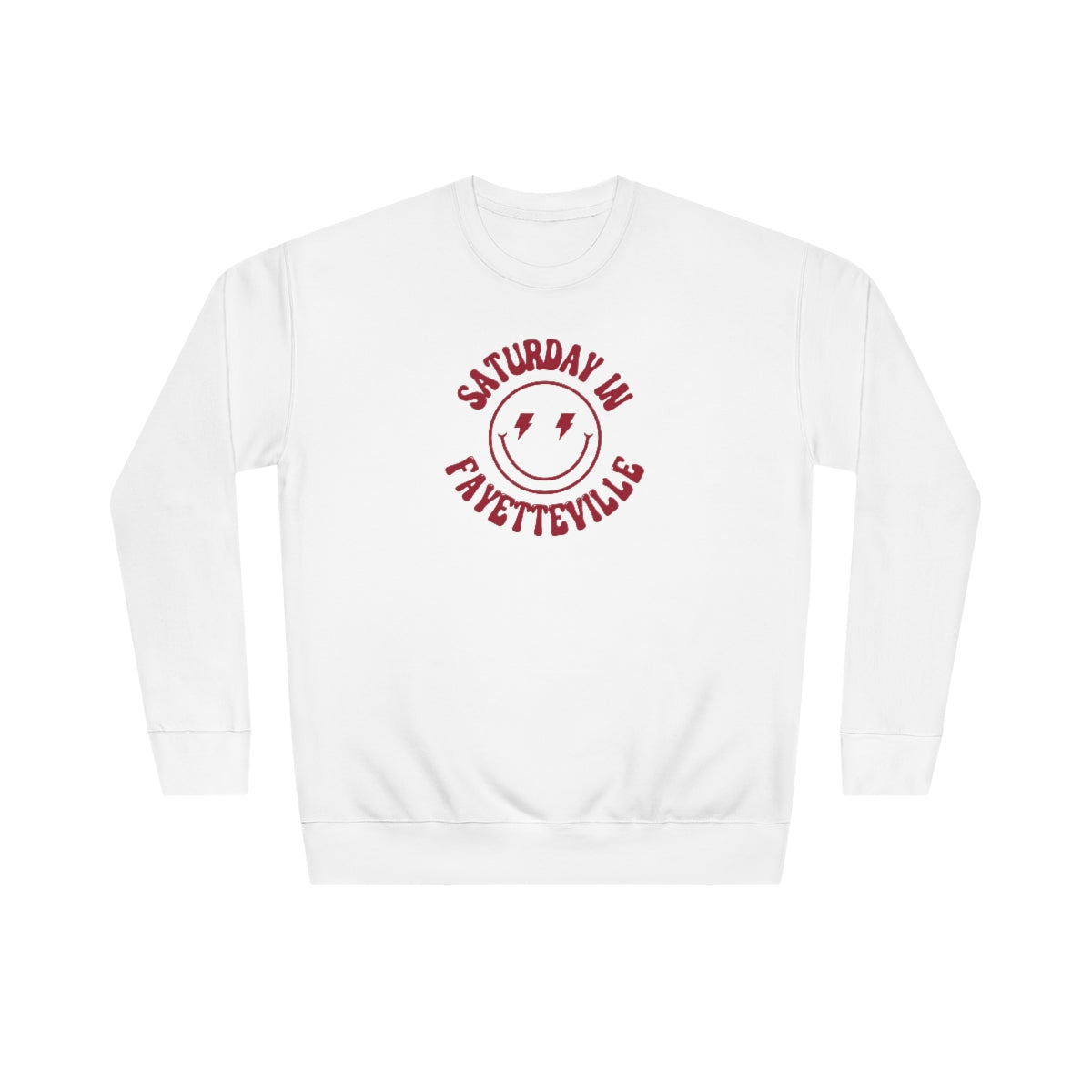 Smiley Fayetteville Crew Sweatshirt - GG - CH