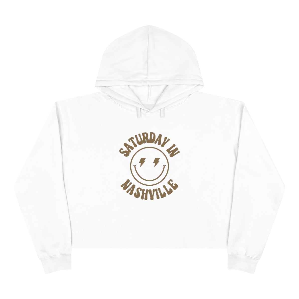 Smiley Nash Crop Hoodie - GG